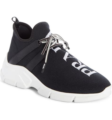 chunky prada shoes|prada knit sneakers women's.